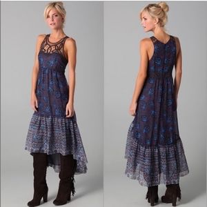 Free People Native Rose High Low Hem Dress, 12